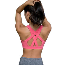 Load image into Gallery viewer, loomrack Criss Cross Back High Intensity Sports Bra Yoga Shirts
