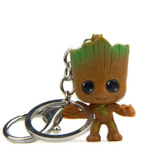 Load image into Gallery viewer, loomrack Cute Baby Groot Tree Flower Pot Key Chain (4 pcs.) Flower Pots &amp; Planters
