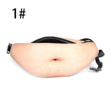 Load image into Gallery viewer, loomrack Dad Bod Fake Belly Waist Pack - Unisex  Beer Belly / Fat Belly / Hairy Belly / 6 Pack Belly Fanny Pack Waist Bag Belly Fanny Pack - 1
