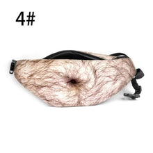 Load image into Gallery viewer, loomrack Dad Bod Fake Belly Waist Pack - Unisex  Beer Belly / Fat Belly / Hairy Belly / 6 Pack Belly Fanny Pack Waist Bag Belly Fanny Pack - 4
