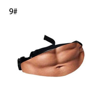Load image into Gallery viewer, loomrack Dad Bod Fake Belly Waist Pack - Unisex  Beer Belly / Fat Belly / Hairy Belly / 6 Pack Belly Fanny Pack Waist Bag Belly Fanny Pack - 9
