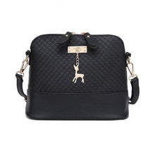 Load image into Gallery viewer, loomrack Deer Charm Crossbody Bag Shoulder Bags Black
