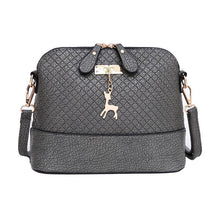 Load image into Gallery viewer, loomrack Deer Charm Crossbody Bag Shoulder Bags Dark Grey
