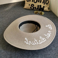 Load image into Gallery viewer, loomrack Do Not Disturb Summer Straw Hat Sun Hats
