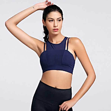Load image into Gallery viewer, loomrack Dual Strap Mesh Crop Top Sports Bra Sports Bras
