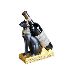 Load image into Gallery viewer, loomrack Egyptian Feline Wine Rack Holder Wine Racks
