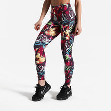Load image into Gallery viewer, loomrack High Waist Squat Proof Leggings Leggings Multi Leaf / XS
