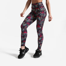 Load image into Gallery viewer, loomrack High Waist Squat Proof Leggings Leggings Multi Line / XS
