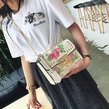 Load image into Gallery viewer, loomrack Leather Embroidered Crossbody Bag Shoulder Bags
