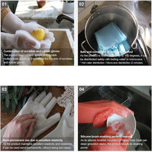 Load image into Gallery viewer, loomrack Magic Silicone Dish Washing Gloves Kitchen
