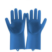 Load image into Gallery viewer, loomrack Magic Silicone Dish Washing Gloves Kitchen Blue
