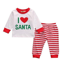 Load image into Gallery viewer, loomrack Matching Family Christmas Pajamas - Santa Love Set for Families, Kids or Couples Matching Outfits
