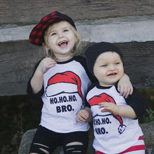 Load image into Gallery viewer, loomrack Matching Kids Christmas - Ho Ho Ho Kids T-shirts Matching Outfits
