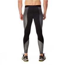 Load image into Gallery viewer, loomrack Men&#39;s Optical Design Reflective Compression Leggings Running Tights
