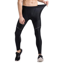 Load image into Gallery viewer, loomrack Men’s Spiral Compression Reflective Leggings Running Tights
