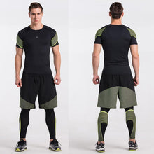 Load image into Gallery viewer, loomrack Men&#39;s Spiral Reflective Short Sleeve Compression Top T-Shirts
