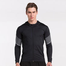 Load image into Gallery viewer, loomrack Men&#39;s Spiral Reflective Zip-up Hoody Jackets Silver / S
