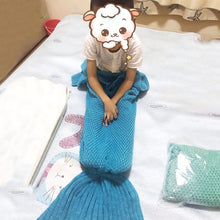 Load image into Gallery viewer, loomrack Mermaid Tail Blanket - Crochet - Adult / Kids / Baby Blankets
