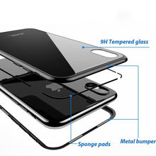 Load image into Gallery viewer, loomrack Metal Frame + Tempered Glass Magnetic Phone Case Fitted Cases
