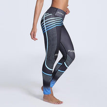 Load image into Gallery viewer, loomrack Mila Mediterranean Stripe Seawater Leggings Leggings S
