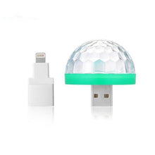 Load image into Gallery viewer, loomrack Mini USB Light - Suitable for: Android Smart Phone, PC, Power Bank, Car, etc... Disco Lights
