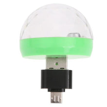 Load image into Gallery viewer, loomrack Mini USB Light - Suitable for: Android Smart Phone, PC, Power Bank, Car, etc... Disco Lights Adapter for Andriod
