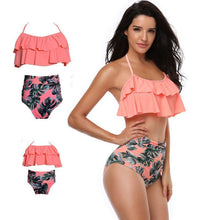 Load image into Gallery viewer, loomrack Mother Daughter Matching Swimsuits - Assorted Designs Family Matching Outfits Pink / Mom S
