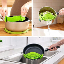 Load image into Gallery viewer, loomrack Perfect Fit Silicone Pot Bowl Clip-On Strainer Home Accessories
