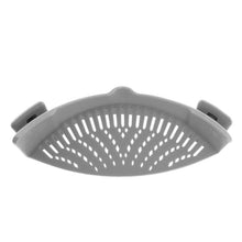 Load image into Gallery viewer, loomrack Perfect Fit Silicone Pot Bowl Clip-On Strainer Home Accessories Gray
