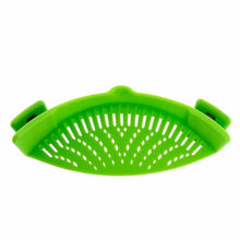 Load image into Gallery viewer, loomrack Perfect Fit Silicone Pot Bowl Clip-On Strainer Home Accessories Green
