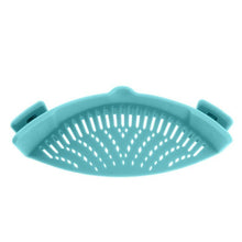 Load image into Gallery viewer, loomrack Perfect Fit Silicone Pot Bowl Clip-On Strainer Home Accessories Sky Blue
