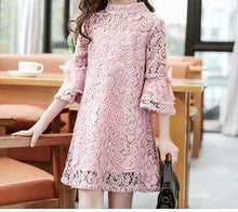 Load image into Gallery viewer, loomrack Perfect Little Lady Mother-Daughter Lace Matching Dresses Family Matching Outfits Beige / baby 4T
