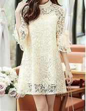 Load image into Gallery viewer, loomrack Perfect Little Lady Mother-Daughter Lace Matching Dresses Family Matching Outfits Beige / mother M
