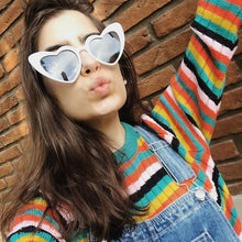 Load image into Gallery viewer, loomrack Pointed Cat Eye Heart Sunglasses Sunglasses
