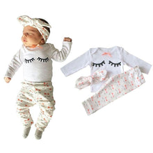 Load image into Gallery viewer, loomrack Pretty in Wink 3 Piece Baby Girl Set Clothing Sets
