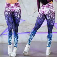 Load image into Gallery viewer, loomrack Push Up High Waist Graphic Leggings Leggings
