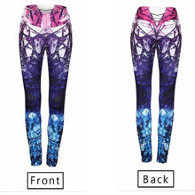 Load image into Gallery viewer, loomrack Push Up High Waist Graphic Leggings Leggings
