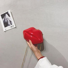 Load image into Gallery viewer, loomrack Quirky Lip-Shaped Clutch Bag Shoulder Bags Red
