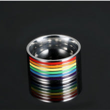 Load image into Gallery viewer, loomrack Rainbow Pride Ring Rings
