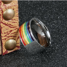 Load image into Gallery viewer, loomrack Rainbow Pride Ring Rings

