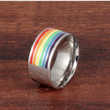 Load image into Gallery viewer, loomrack Rainbow Pride Ring Rings
