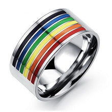 Load image into Gallery viewer, loomrack Rainbow Pride Ring Rings 7
