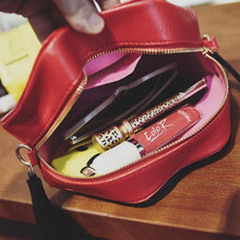 Load image into Gallery viewer, loomrack Red Lips Luxury Sling Bag Shoulder Bags
