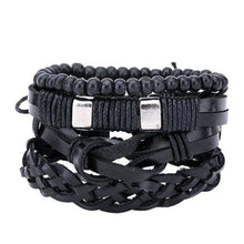 Load image into Gallery viewer, loomrack Retro Adjustable Leather Bangles for Men Charm Bracelets Bracelet Style - 04
