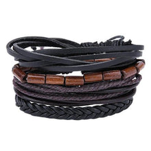 Load image into Gallery viewer, loomrack Retro Adjustable Leather Bangles for Men Charm Bracelets Bracelet Style - 06
