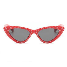 Load image into Gallery viewer, loomrack Retro Cat Eye Pointed Rhinestone Sunglasses Sunglasses
