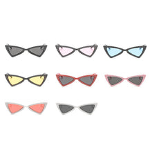 Load image into Gallery viewer, loomrack Rhinestone Triangle Cat Eye Sunglasses Sunglasses
