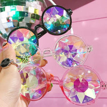 Load image into Gallery viewer, loomrack Round Kaleidoscope Sunglasses Sunglasses
