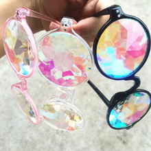 Load image into Gallery viewer, loomrack Round Kaleidoscope Sunglasses Sunglasses

