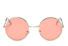 Load image into Gallery viewer, loomrack Round Small Frame Sunglasses Sunglasses Gold Red
